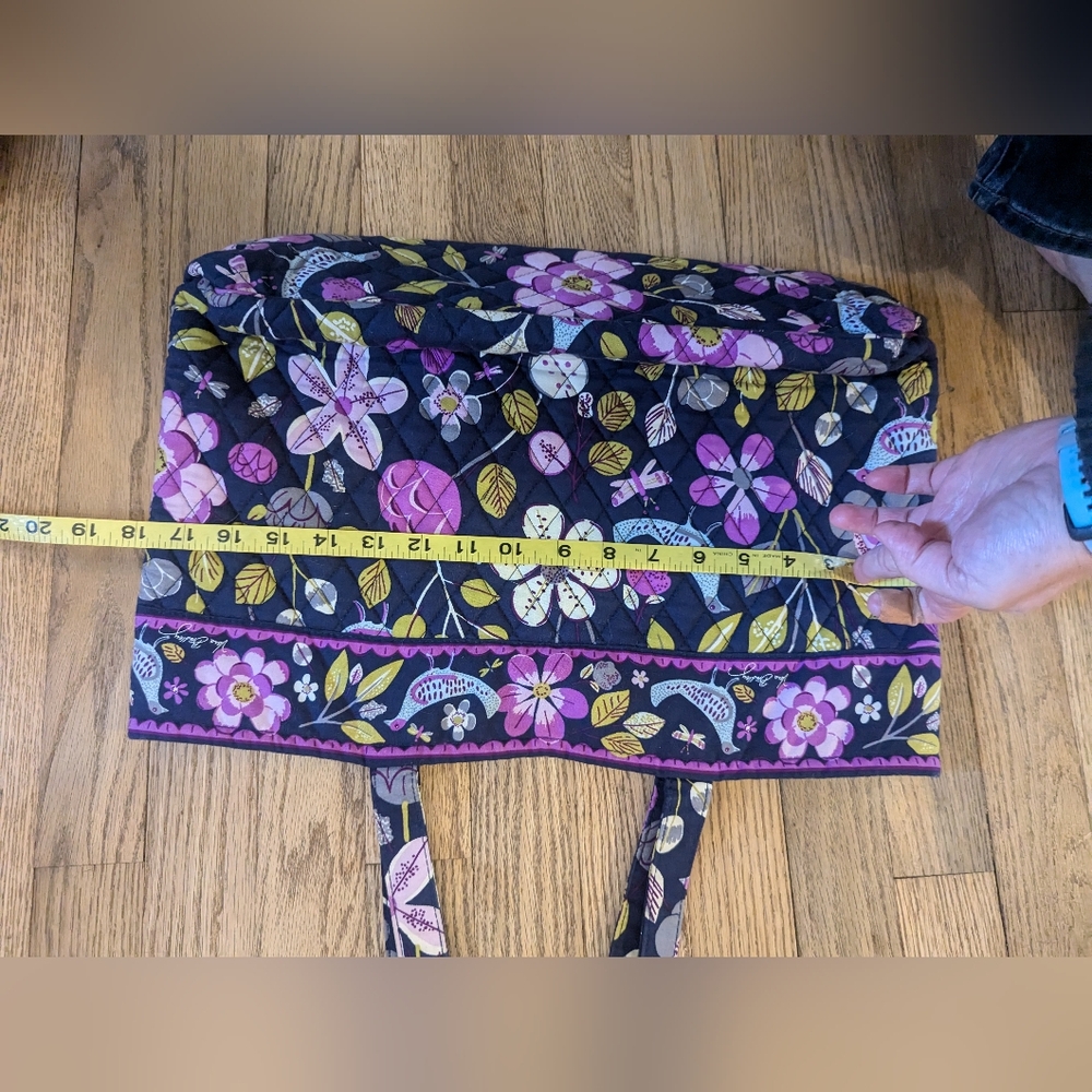 Vera Bradley large Floral Nightingale tote - Picture 9 of 10
